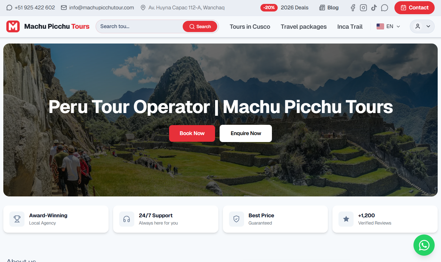 Machu Picchu Tours