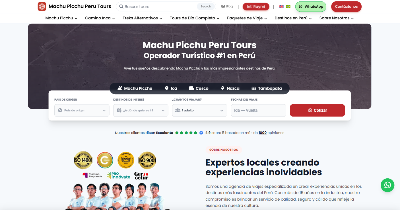 Machu Picchu Peru Tours