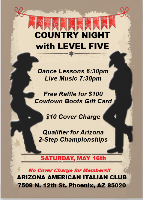 Country Dance Night with LEVEL FIVE Band