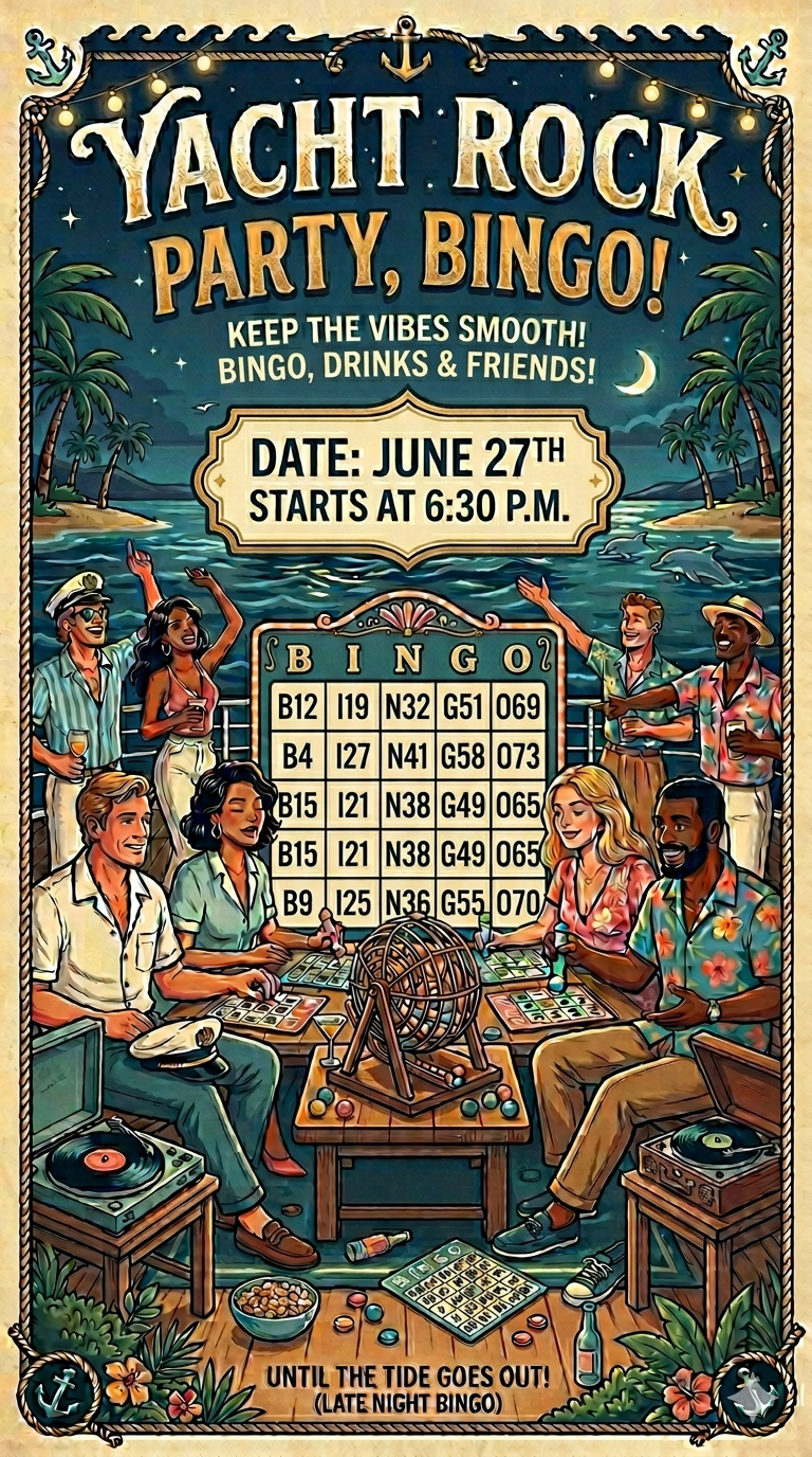 Party Bingo - Kentucky Derby Style
