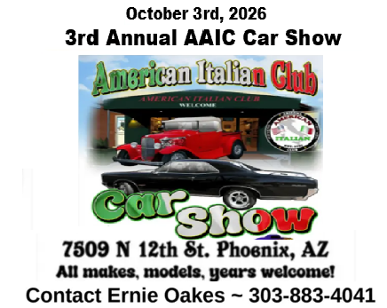 Car Show Volunteer Meeting