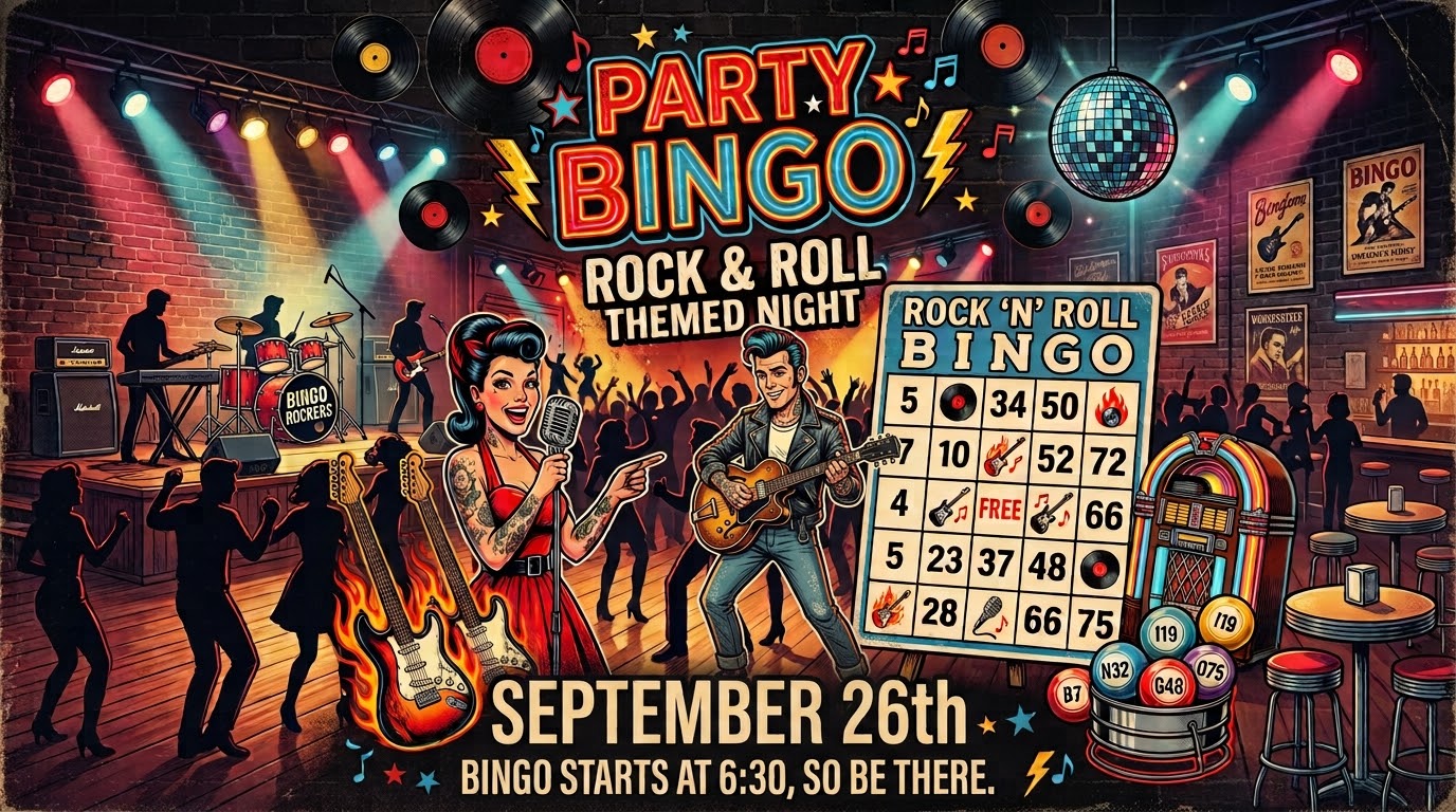 Party Bingo - ROCK & ROLL PARTY!!!