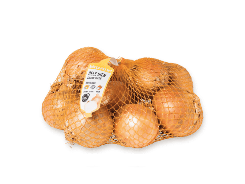Net bag with onions