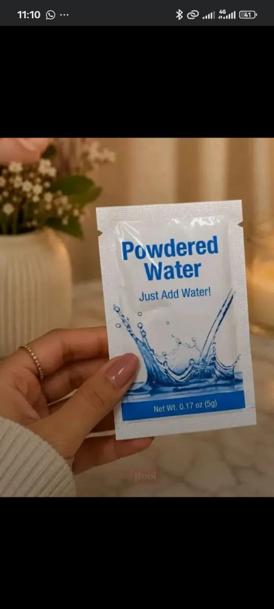 Powdered Water
