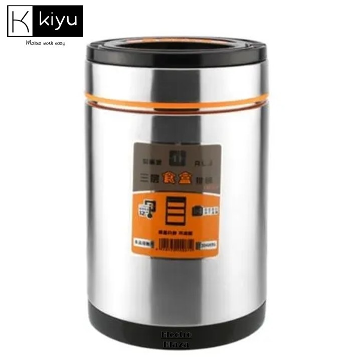 KIYU Stainless Steel Hot Pot Lunch Box 1.9Ltr