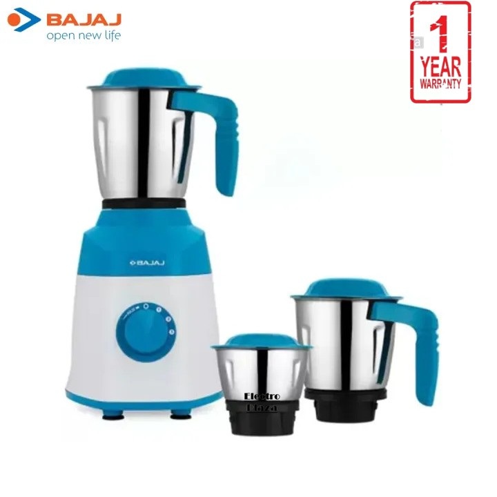 Bajaj India 410600 Notch 500W 3 Jar Mixer Grinder