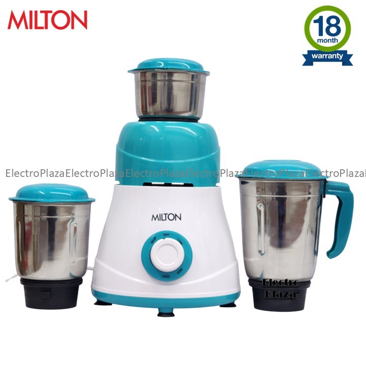 Milton India Jupiter 600W 3 Jar Mixer Grinder With 18 Months Warranty