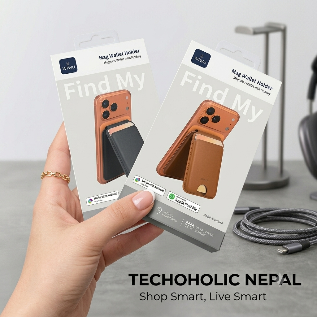 WiWU Smart Wallet & Holder with Apple Find My