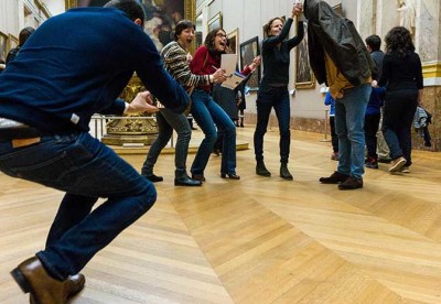 team building rallye au musée du Louvre 