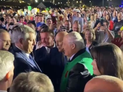 На фестивале «Купалье» губернатор Брянской области встретился с президентом Беларуси