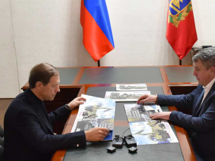 Рабочая встреча Заместителя Председателя Правительства РФ — Министра промышленности и торговли Дениса Мантурова и Губернатора Брянской области Александра Богомаза