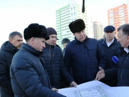 Руководители региона проверили инфраструктурные объекты на улице Флотской в Брянске