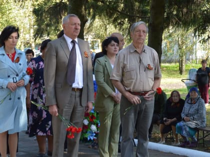 Торжественный митинг в селе Ковалёво.