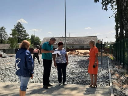 В селе Гордеевка продолжаются работы по строительству ФОКОТа