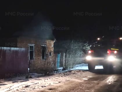 В Клинцах при пожаре в доме пострадала женщина