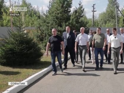 Визит советника премьер-министра в Унечу: развитие промышленности и здравоохранения