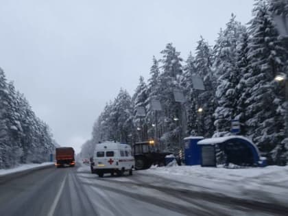 Под Брянском на трассе «Украина» произошло серьезное ДТП во время коварной погоды