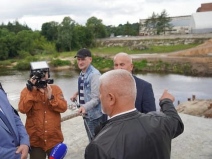 В Сураже после выволочки брянского губернатора Богомаза ускорили строительство моста