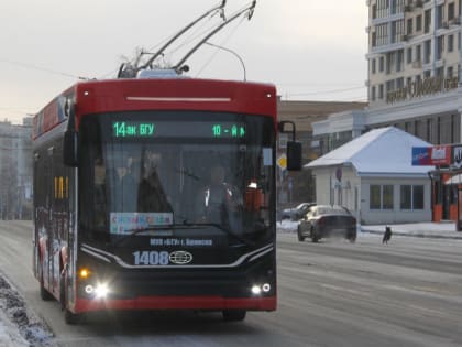 В Брянске на маршрут № 14 вышли 14 новых троллейбусов «Адмирал»