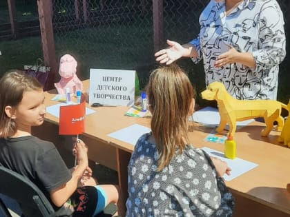 Творческая площадка для фестиваля детского творчества 