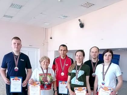 В районном Доме культуры состоялись соревнования по настольному теннису