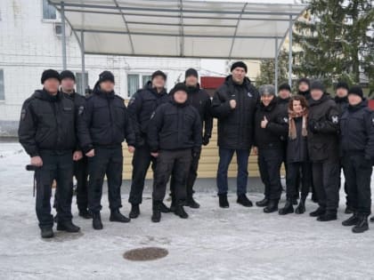 Марина Дбар и Николай Валуев посетили региональное управление Росгвардии