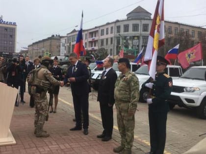 Подразделениям Росгвардии по Брянской области передали новую технику