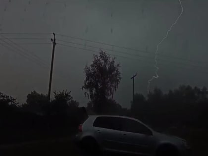 Ливни с грозами обрушились на некоторые районы Брянской области