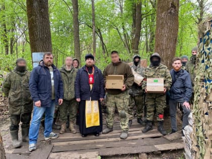 Посещение воинов в приграничье Брянской области в преддверии Дня Великой Победы