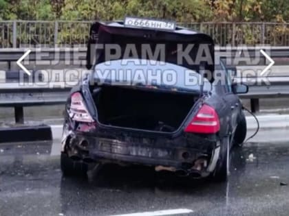 Автомобильная авария в Брянске: водитель не справился с управлением