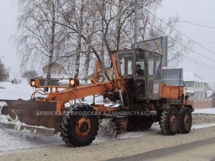 Зима щедро одаривает жителей Брянска обильными снегопадами...