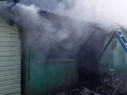 В брянском Дятькове потушили жилой дом