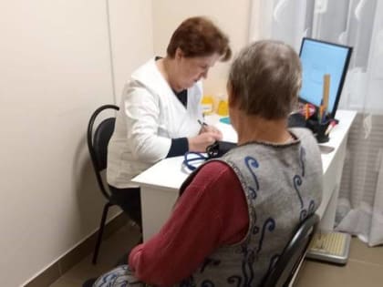 Погарские врачи проводят диспансеризацию деревенских жителей