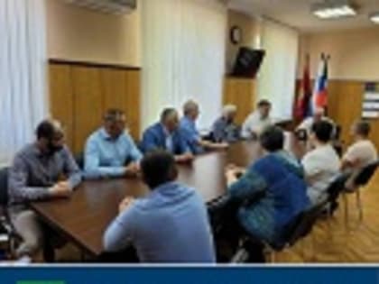 Встреча главы администрации района П.В. Валяева с представителями малого и среднего бизнеса района