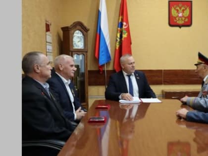 Валентин Суббот с ветеранами боевых действий обсудил поддержку участников СВО