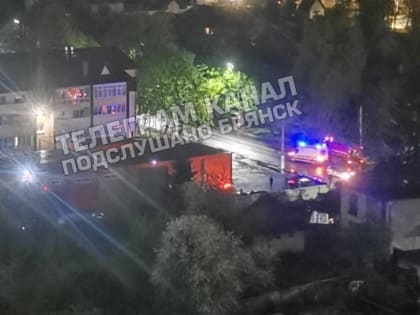 В Брянске по улице Бежицкой произошел пожар в автосервисе