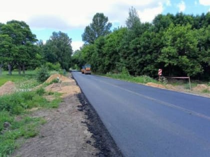 В Климовском районе Брянщины продолжается ремонт дорог