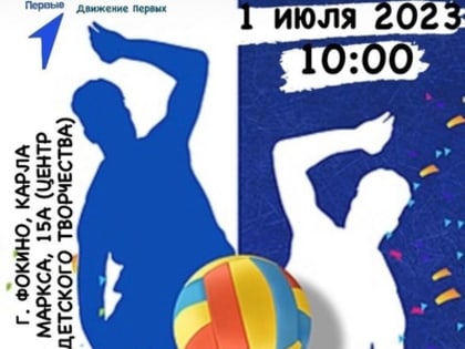 1 июля 2023 года в 10:00 пройдет турнир по пляжному волейболу.