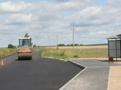 В Дятьковском районе на Брянщине ремонтируют дорогу