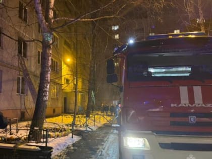 В клинцовском посёлке при пожаре в многоквартирном доме пострадал человек