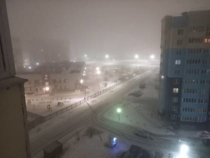 Первый день нового года начался с густого тумана
