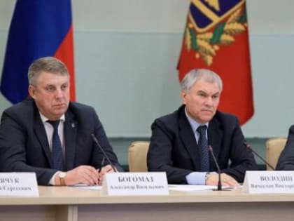 С  депутатами Брянской облдумы и главами муниципальных образований встретился Вячеслав Володин