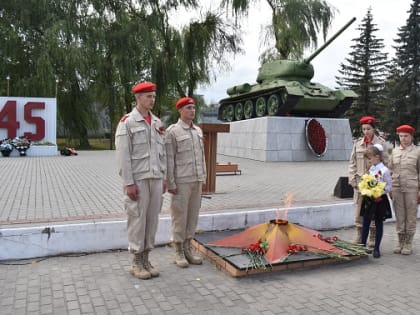 Клетнянский район Брянской области принял эстафету Вечного огня