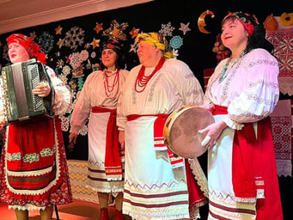 Клинцы. Крещенские колядки в третьей школе