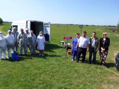 Командно-штабные учения по «Сибирской язве» проводились в Трубчевском районе 01.06.2023 года