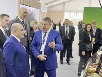 Премьер-министр Мишустин посетил экспозицию Брянщины на выставке «Золотая осень»   