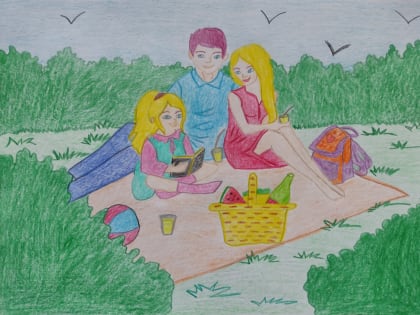 Областной онлайн конкурс детского рисунка «Это моя семья»