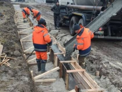 В новом микрорайоне Брянска ведется строительство улично-дорожной сети