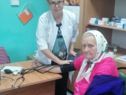Выездная диспансеризация в красногорской  Палужской Рудне Брянщины