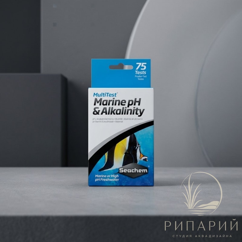 Тест Seachem MultiTest Marine pH & Alkalinity (д/морской воды) капельный на pH и щелочность